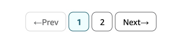 Screenshot of an example pagination on a website